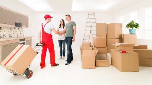 Transportation of office furniture